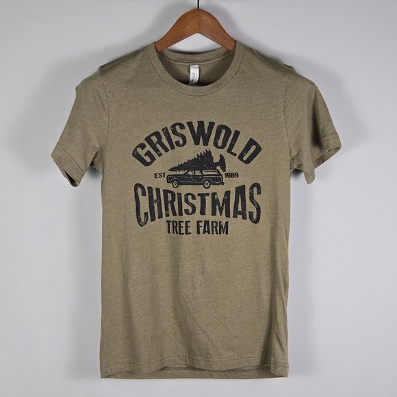 Bella Canvas Other - Bella Canvas Mens S Griswold Christmas Tree Farm Graphic Tee‎ Olive Green S Gift